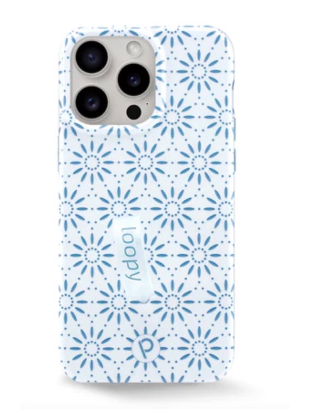 NWT Loopy TALAVERA Blue iPhone 15 Pro Max Phone Case - Righty